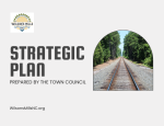Strategic plan announcement with iconic railroad tracks