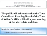 Special joint meeting notice