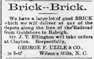 George F. Uzzle and Company advertisement