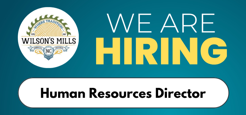 Sign showing that we are hiring a Human Resources Director
