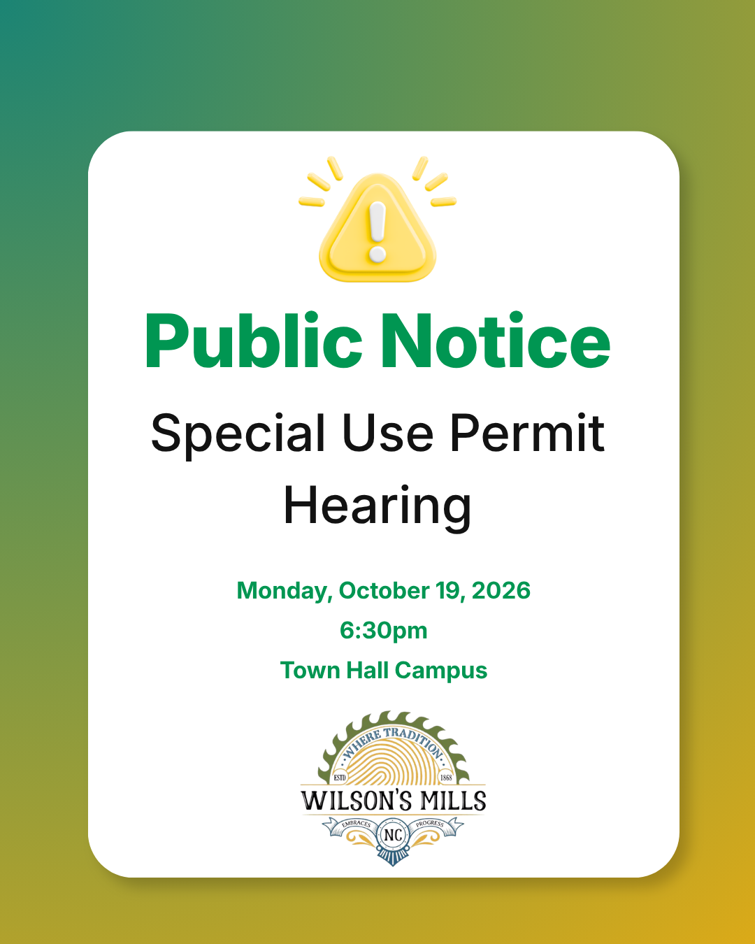 Public Notice